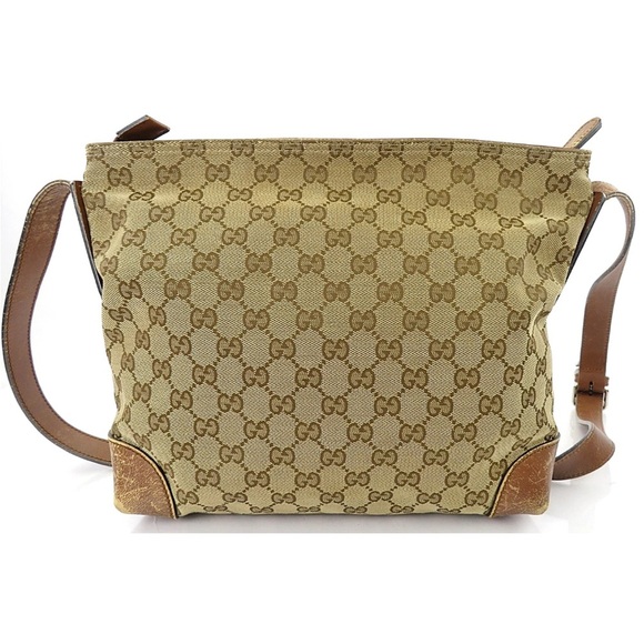 Gucci Tan and Brown Crossbody Bag - Picture 2 of 16